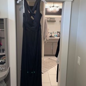 Black bridesmaid dress
